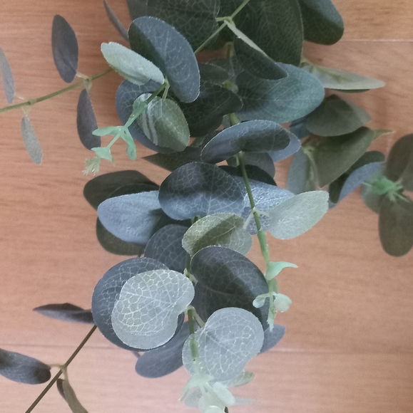 Faux Eucalyptus Garland Greenery Over 60" Long - Picture 3 of 3